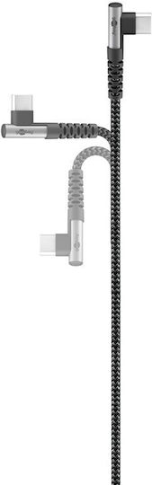 Goobay 1m Usb-c 2.0 Cable 480 Mb S Angled Textile