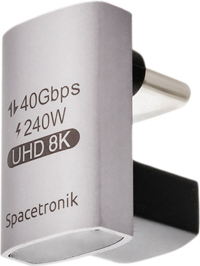 2-in-1 Usb-c To Usb-c Adapter Usb4 8k 90 Degrees Spu-a23