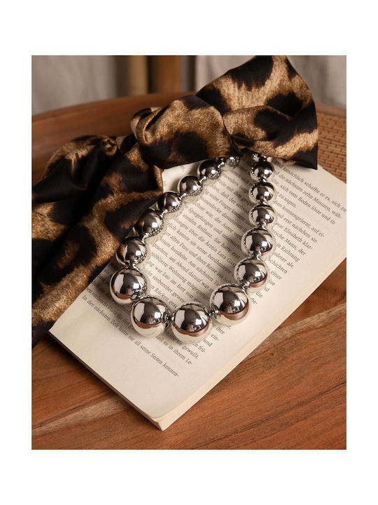 Rock Club Choker with Pearls