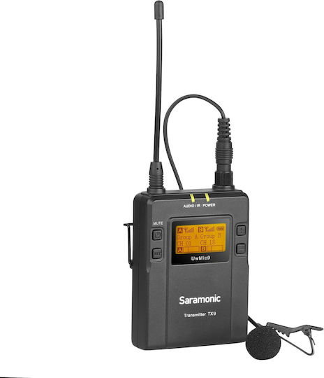 Saramonic UwMic9 Σετ Ασύρματο Μικρόφωνο Πέτου, Clip On, Ζώνης Δημοσιογραφικό