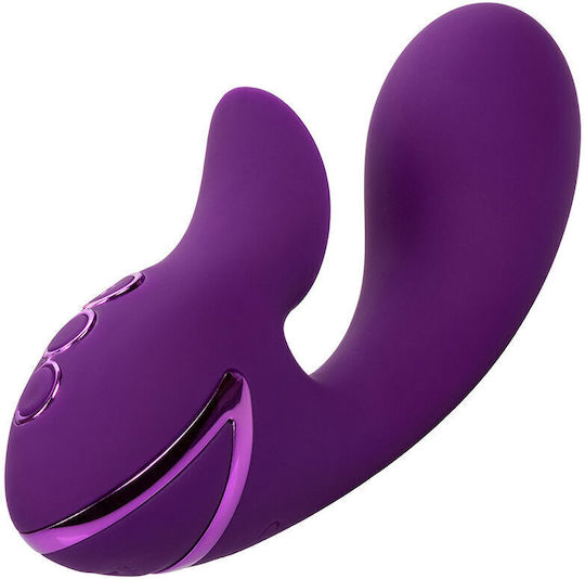 Calexotics Huntington Beach Heartbreaker Δονητής Μασάζ με Απομακρυσμένο Έλεγχο Μωβ