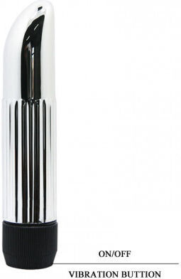 Baile Mini Δονητής Bullet 13.6cm Ασημί
