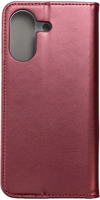 smart magneto Carte Tesatura / Plastic Magnetic Burgundy (Redmi 13C / Poco C65 4G)