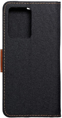 Forcell Camvas Book Fabric Black (Redmi Note 12 Pro+)