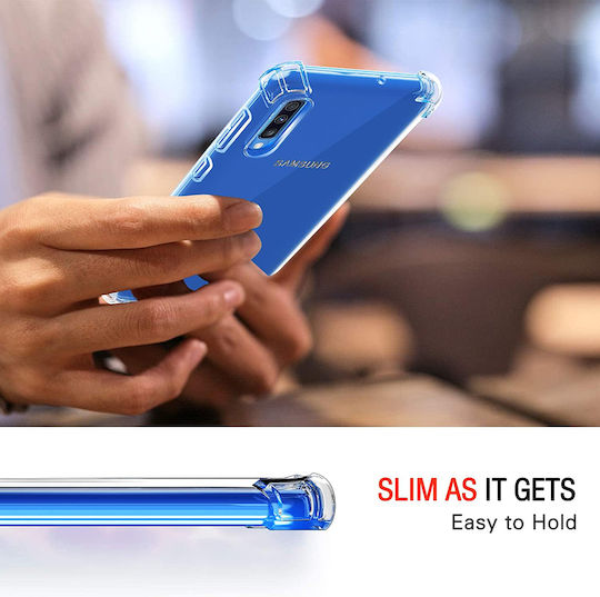 Techsuit Shockproof Clear Back Cover Σιλικόνης Διάφανο (Galaxy A30s)