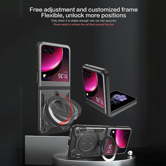 Techsuit Camguard Pro Back Cover Metallic Black (Razr 50 Ultra)