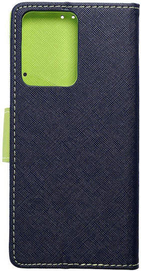 Techsuit Fancy Book Synthetic Leather Navy Blue (Redmi Note 12 Pro 5G)