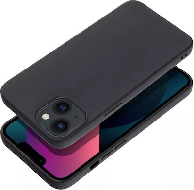 Techwave Matt Umschlag Rückseite Silikon Schwarz (iPhone 13)