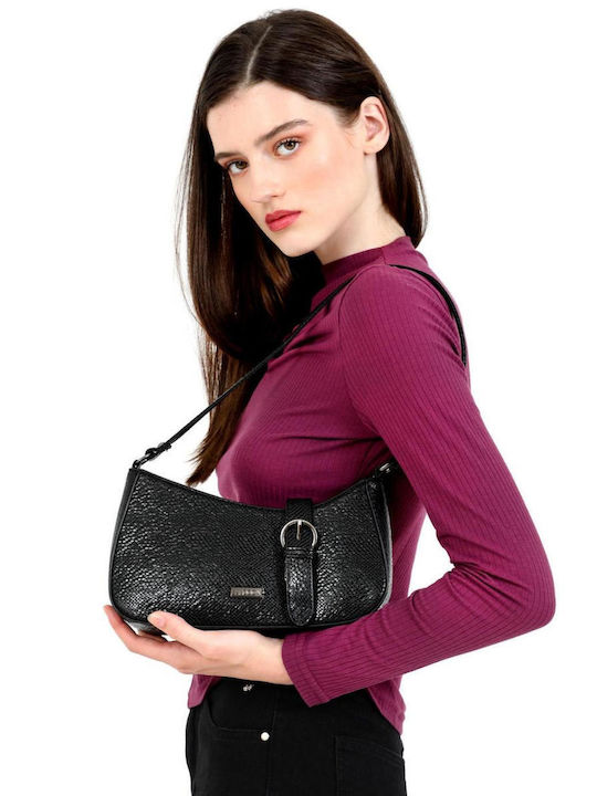 Doca Damen Tasche Schulter Schwarz