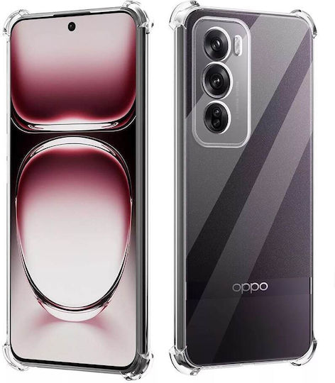 Techsuit Shockproof Clear Задна корица Силикон Прозрачен (Oppo Reno12 Pro)
