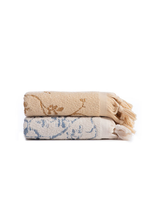Nef-Nef Homeware Handtuch Premium Livery 30x50εκ. Curry Gewicht 550gr/m²