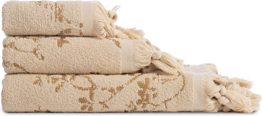 Nef-Nef Homeware Кърпа за ръце Premium Livery 30x50см. Curry Тегло 550гр/кв.м