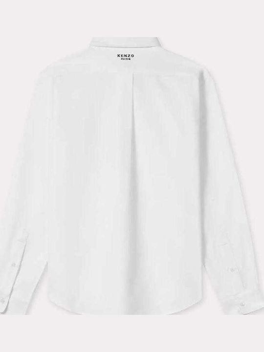 Kenzo 'boke Flower' Бродирана Вталена Риза Бяла Fe62ch2559lo.01