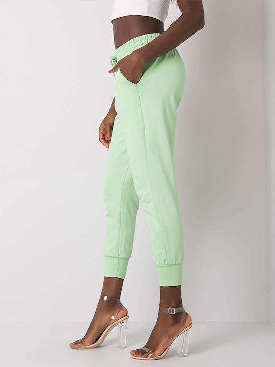 Fancy Women's Sweatpants Light Green