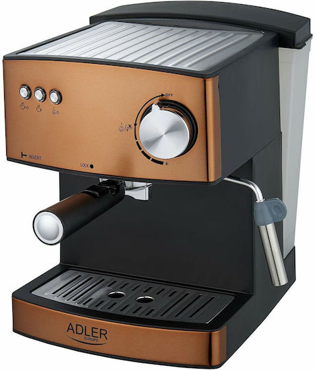 Adler Automatic Espresso Machine 850W Pressure 15bar Beige AD 4404