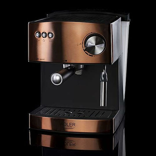 Adler Automatic Espresso Machine 850W Pressure 15bar Beige AD 4404