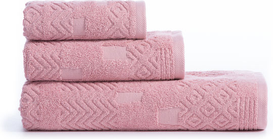 Nef-Nef Homeware Πετσέτα Χεριών Premium Quantum 30x50εκ. Orchid Βάρους 550gr/m²