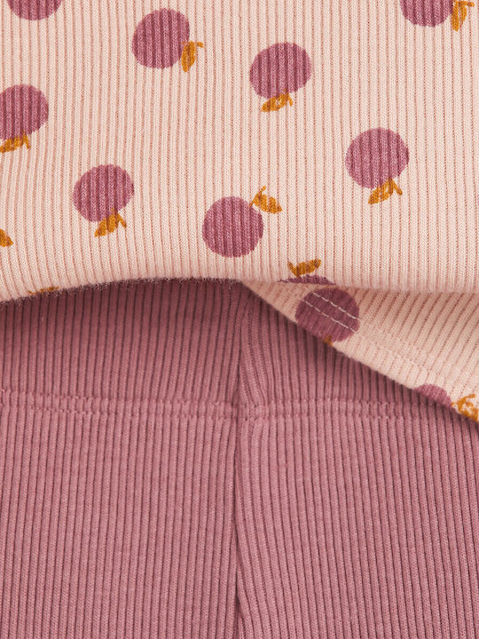 La Redoute Collections Παιδική Πιτζάμα Χειμωνιάτικη Ροζ