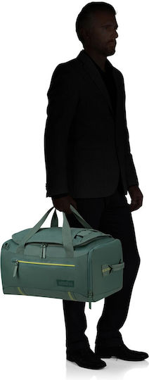 American Tourister Σακ Βουαγιάζ Πλάτης 42lt Πράσινο Υφασμάτινο Μ30xΠ23xΥ30εκ.