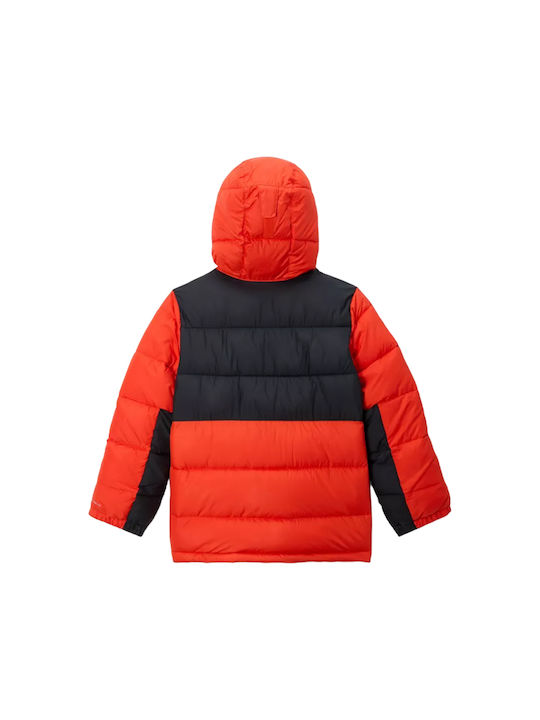 Columbia Kinderjacke mit Kapuze Rot Pike Lake Ii