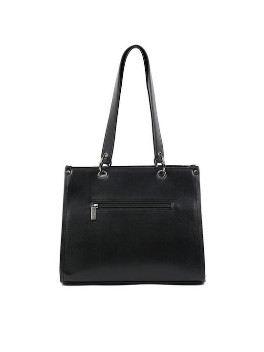 Doca Damen Tasche Schulter Schwarz