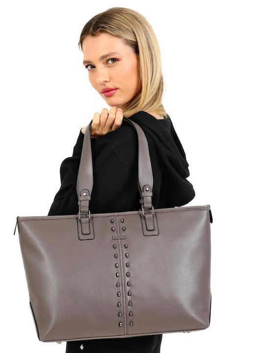 Doca Damen Tasche Schulter Schwarz