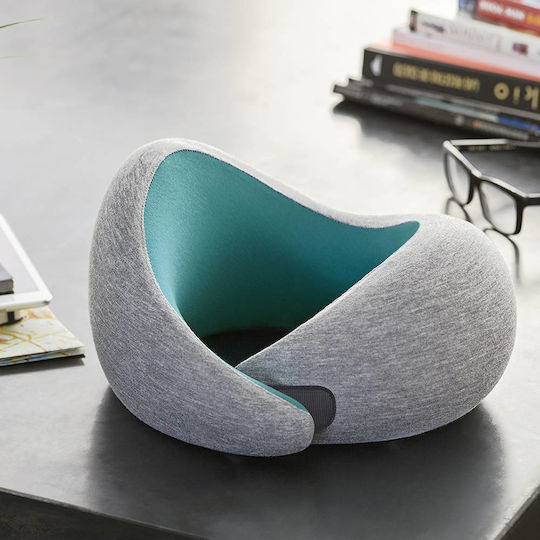 Ostrichpillow Μαξιλαράκι Ταξιδίου Memory Foam Γκρι