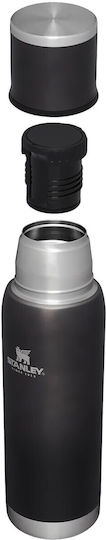 Stanley Adventure To-Go Bottle Thermos Stainless Steel BPA Free 1lt Charcoal Glow
