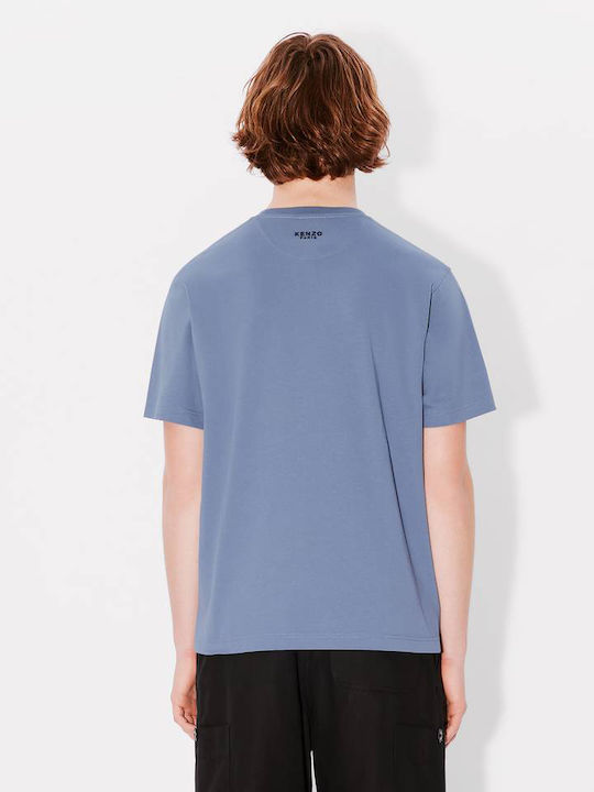 Kenzo T-shirt Bărbătesc cu Mânecă Scurtă Classic Blue