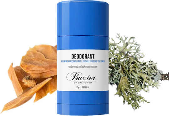 Baxter Of California Cedarwood & Oakmoss Αποσμητικό σε Stick Χωρίς Αλουμίνιο 75gr