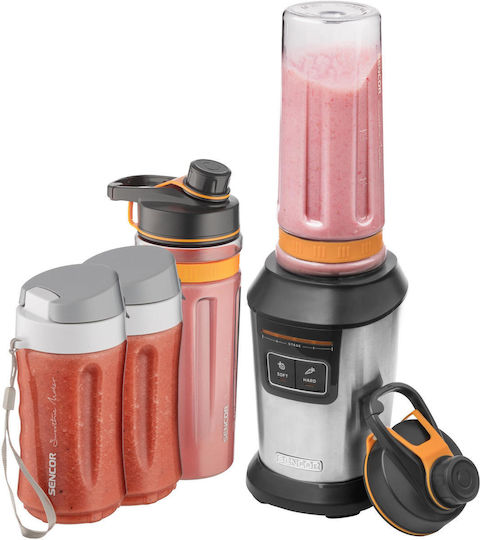 Sencor Μπλέντερ με Γυάλινη Κανάτα 900 ml 800W Inox SBL 7570SS