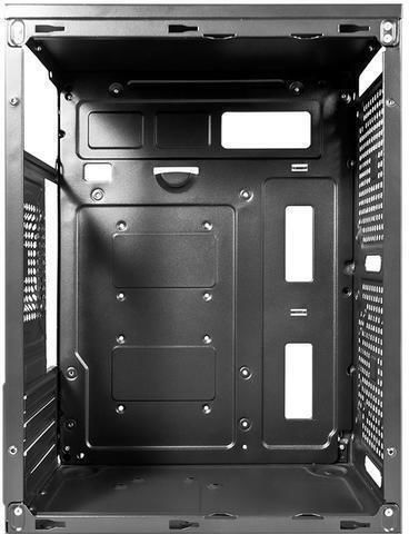 1STPLAYER X1 Геймърско Midi Tower Компютърна Кутия с Страничен Прозорец Черна