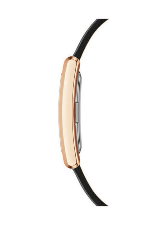 Daniel Wellington Bound Дамски Часовник 24мм Кварцов с Черна Кожена Каишка