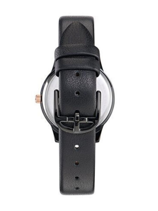 Ted Baker Ρολόι Μπαταρίας με Δερμάτινο Λουράκι