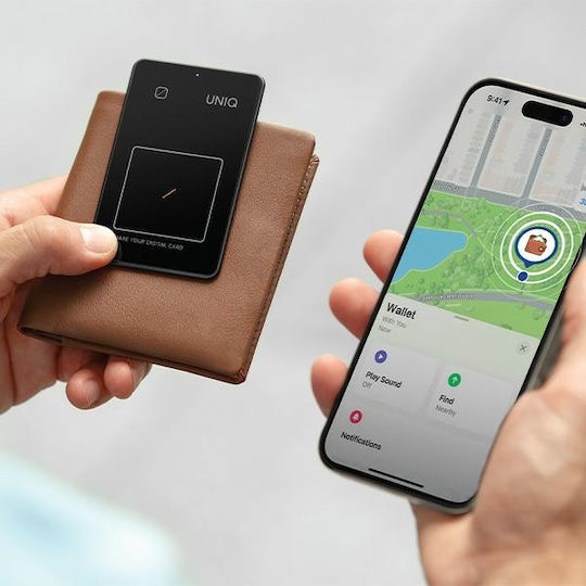 Uniq Εντοπιστής Nfc Atlas Γκρι Graphite Uniq-atlascardtrk-graphite