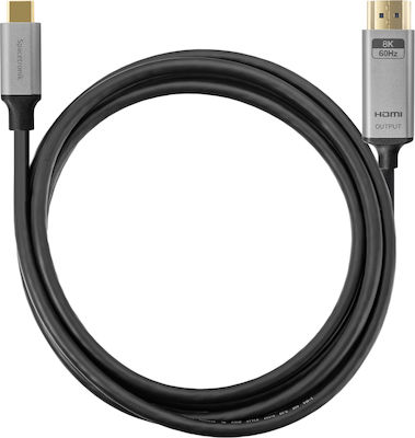 Spacetronik HDMI 2.1 Cable HDMI male - HDMI male 3m Black