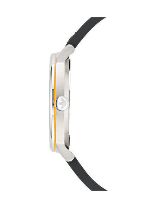 adidas Ceas Bărbați Code One 38mm Baterie cu Culoare Cauciuc Neagră Λουράκι