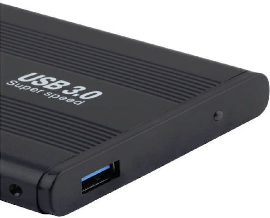 Nelbo Твърд диск кутия 2.5" SATA III с връзка USB 3.0 в Черен цвят
