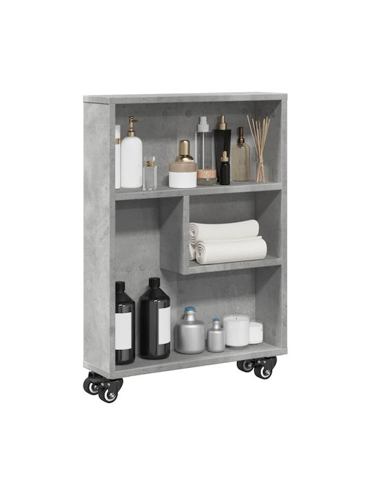 Bibliothek Grau 48x13x68cm