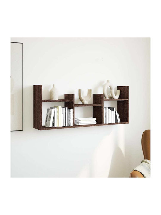 Shelf Wall Brown Oak 100x18x40cm