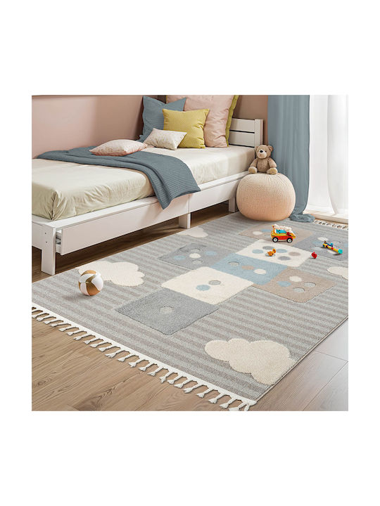 Newplan Bubbles 960 Детско килимче Сив 160x230см