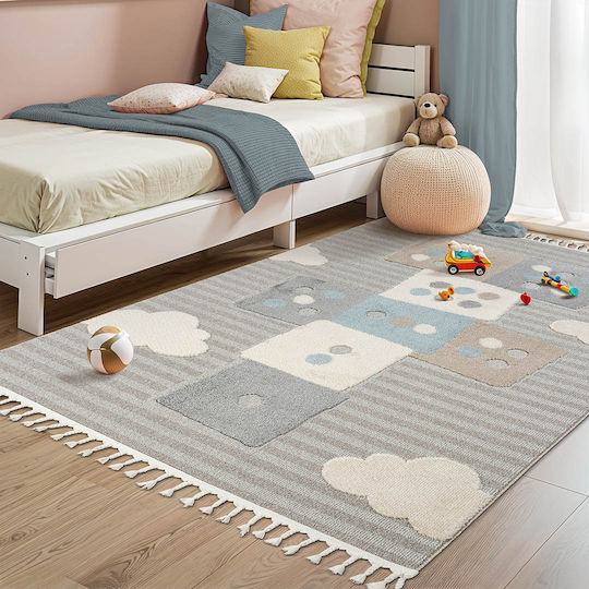 Newplan Bubbles 960 Παιδικό Χαλί Γκρι 160x230cm