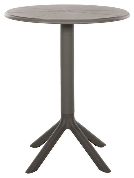 Tisch Zusammenklappbar Terrin Olive Green 60x60x75cm