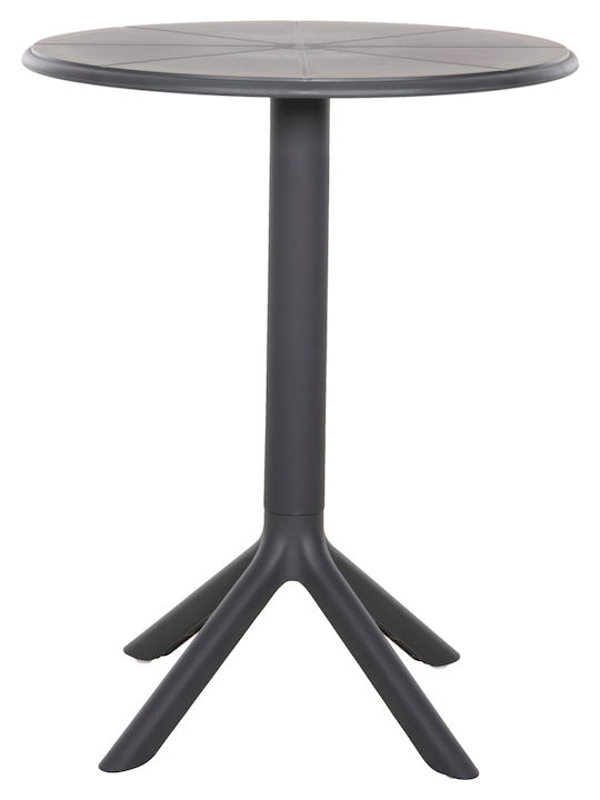 Terrin Outdoor Bar Polypropylene Table Natural 61x61x77cm