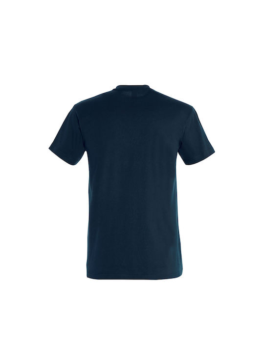 Organic T-shirt Blue Cotton