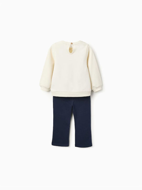 Zippy Kids Sweatpants Set Blue