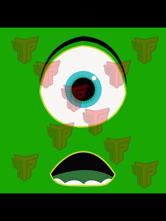 Takeposition Μπλούζες Γυναικείες Μακρυμάνικες Mike Wazowski Face Κόκκινο 505-1381-05