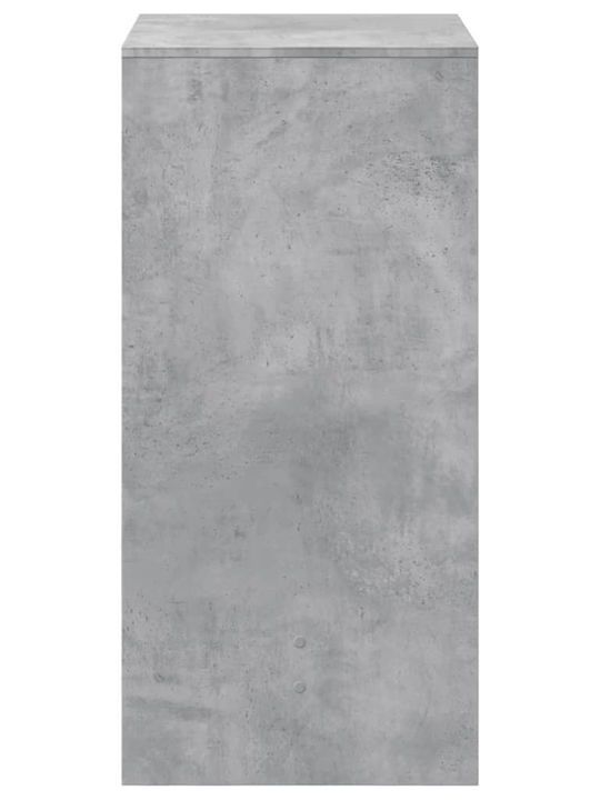 Τραπέζι Μπαρ Ξύλινο Γκρι 51x50x103.5εκ.