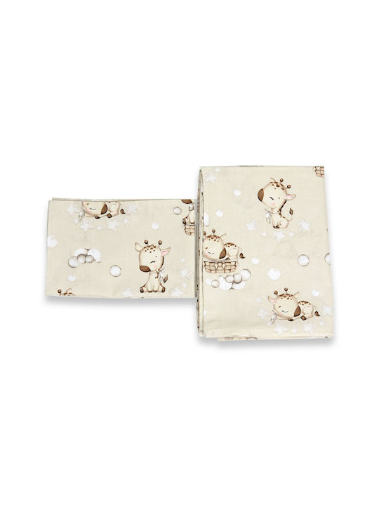 Maboo Baby Duvet Cover Set With Pillowcase Minky Cute Giraffe 100x135cm