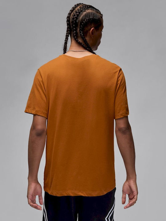 Jumpman Dri-Fit Αθλητικό T-shirt Καφέ